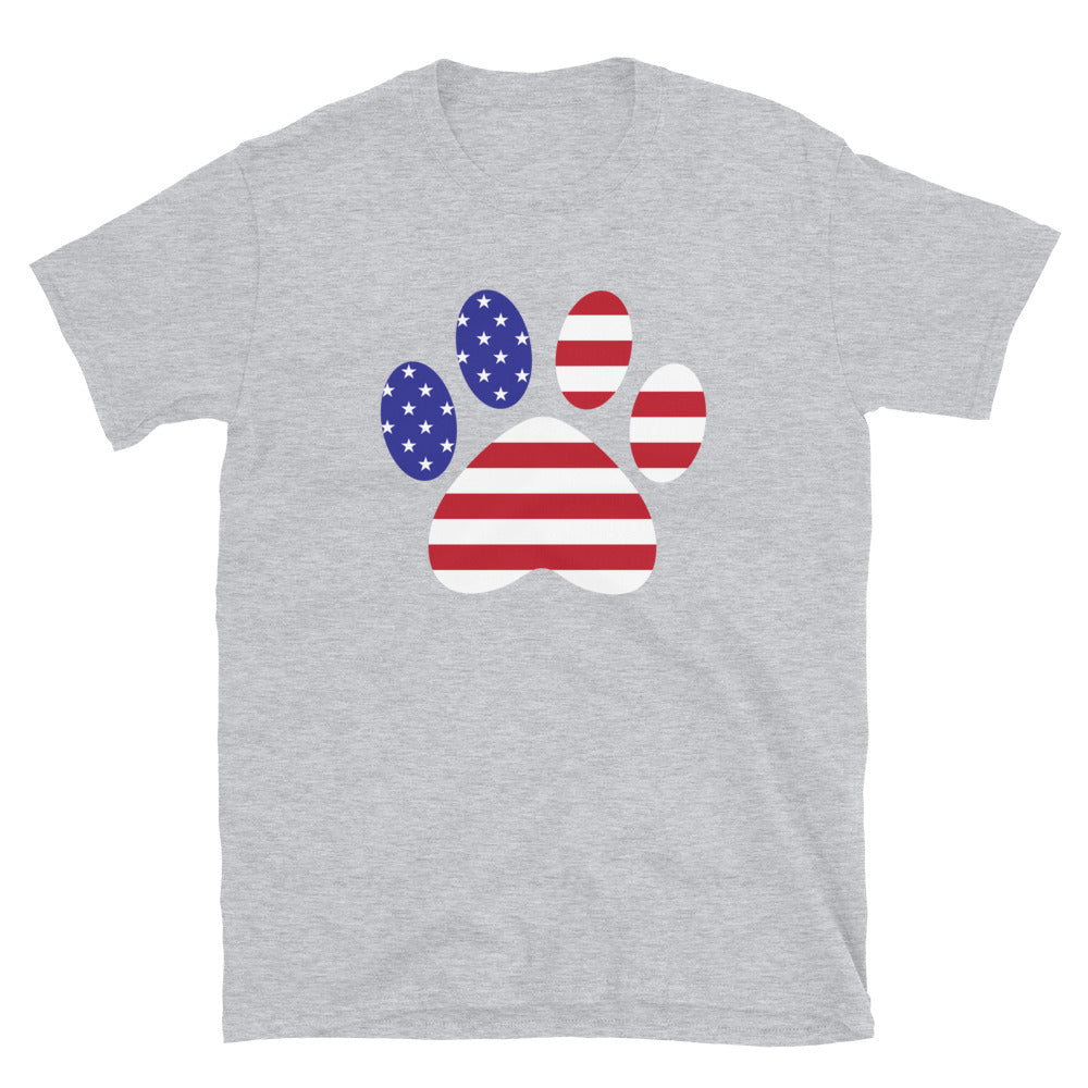 Patriotic Paw Print T-Shirt
