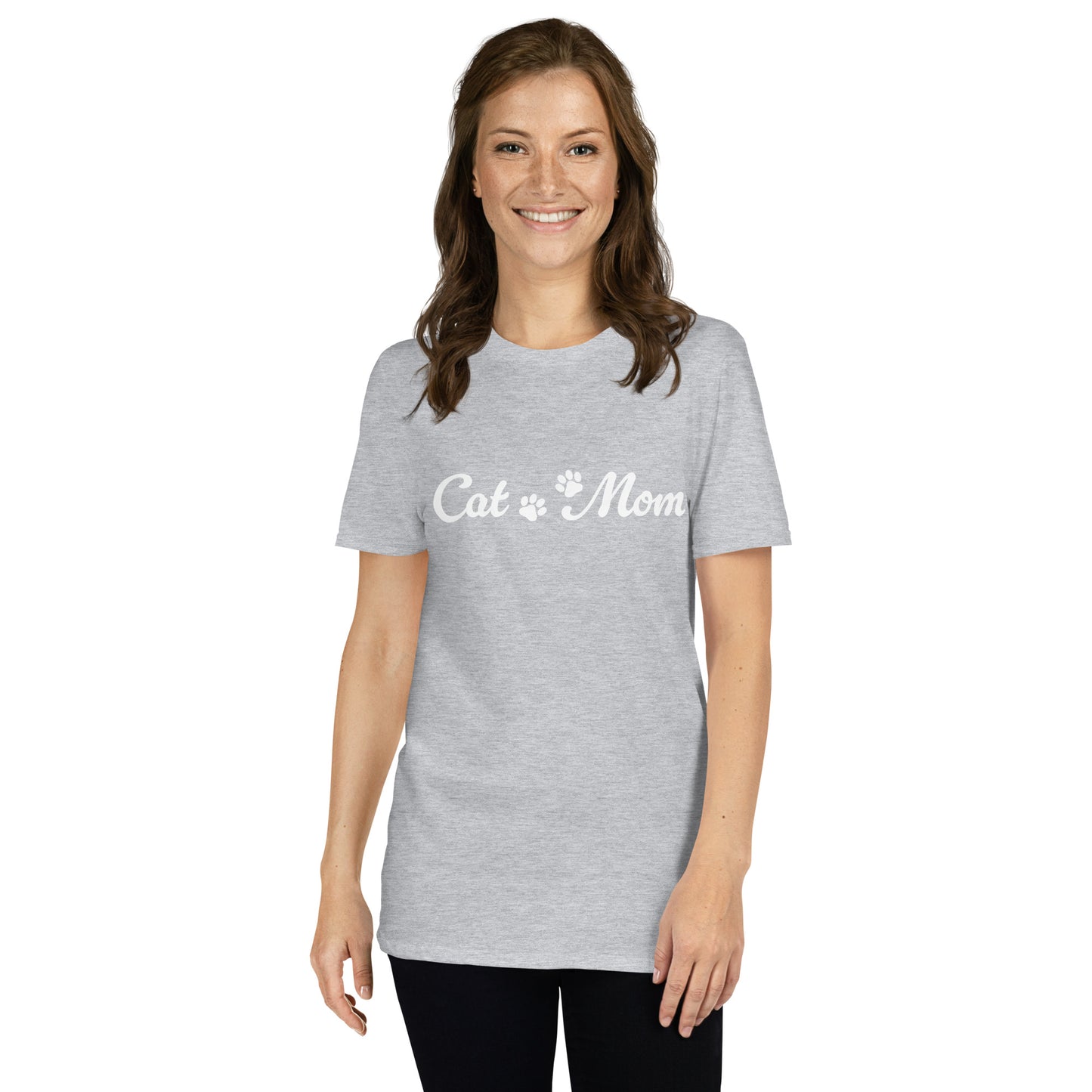 Paw Print Cat Mom T-Shirt