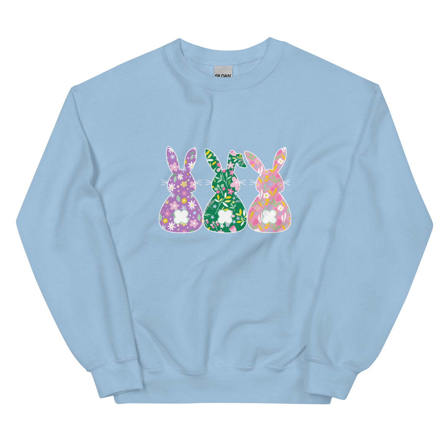 Whimsical Bunnies Crewneck Sweatshirt