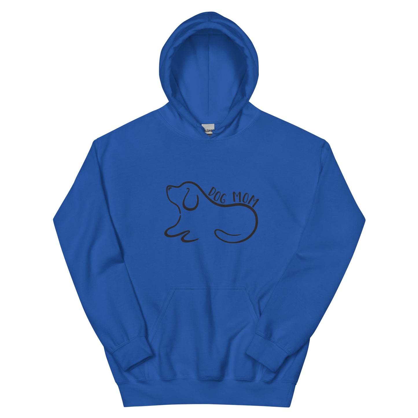 Dog Mom Outlined Hoodie