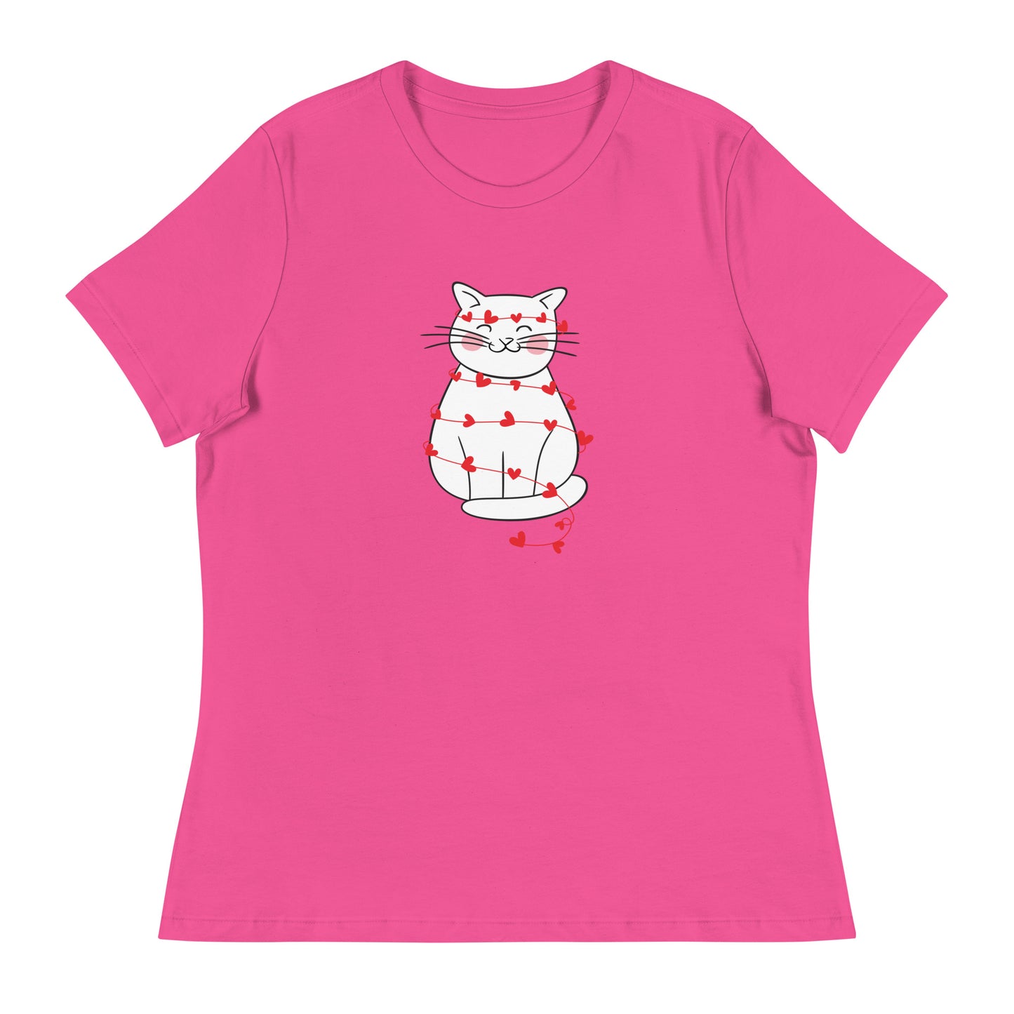 Wrapped in Love Kitty Women's Relaxed T-Shirt