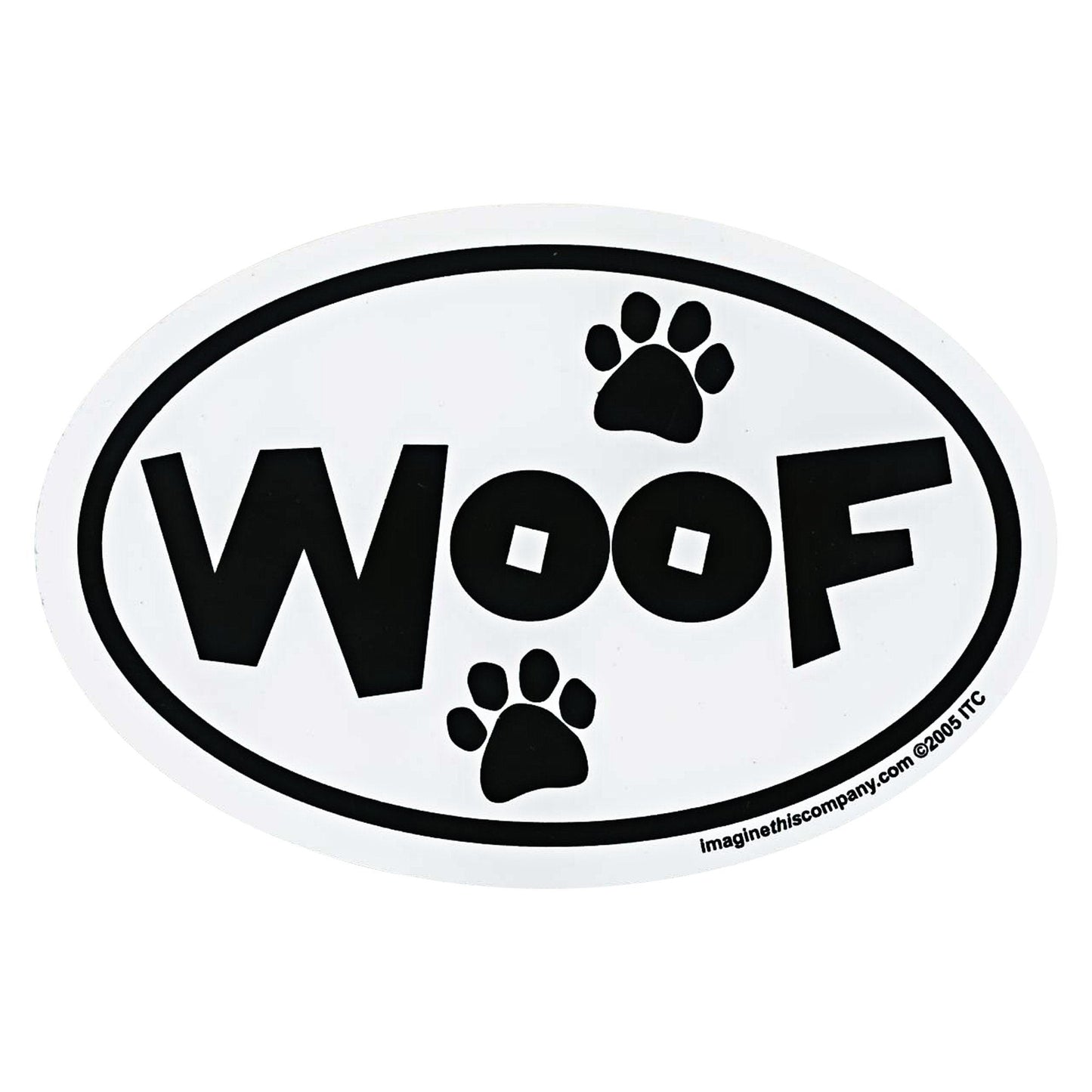 Woof Car Magnet