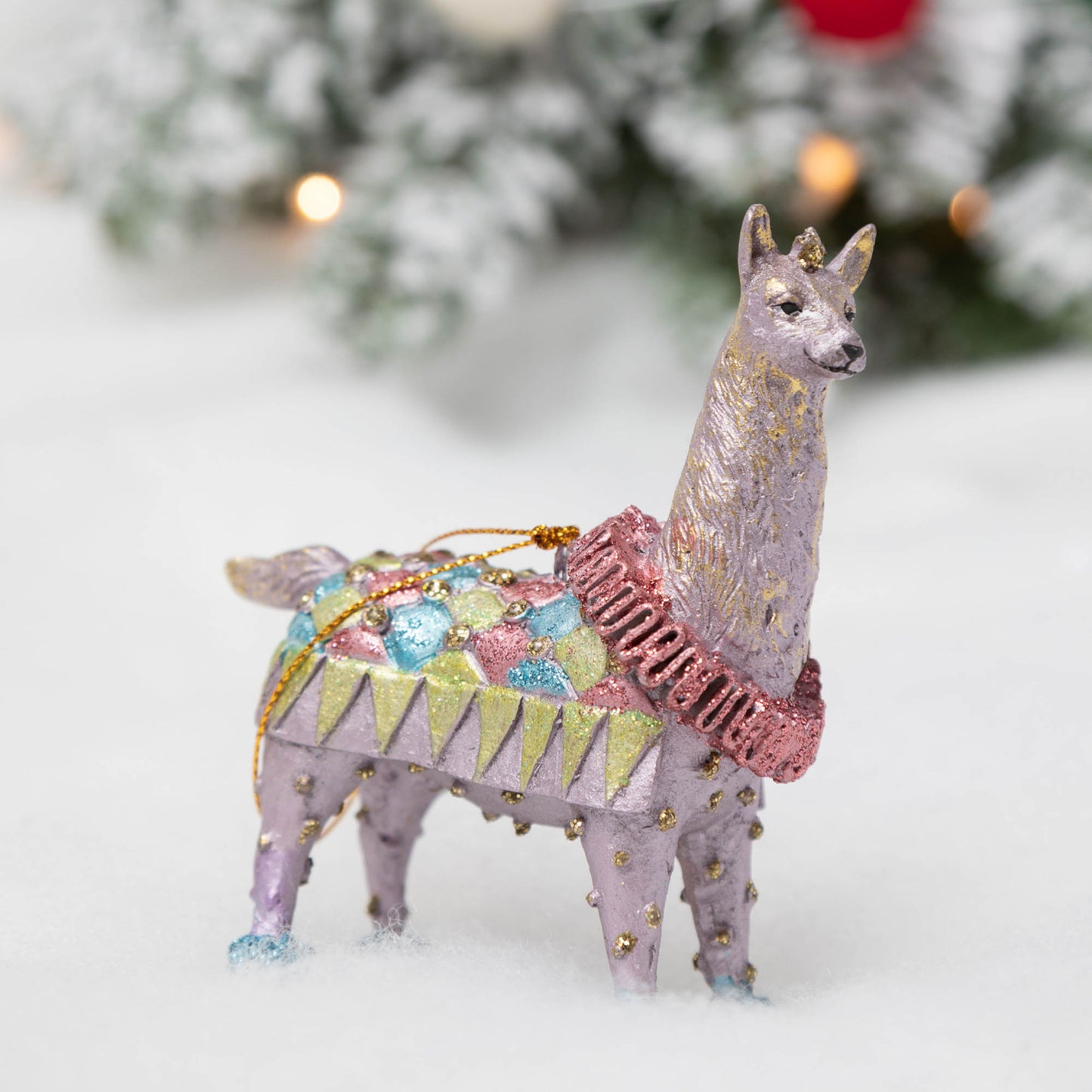 Merry Llama Ornament