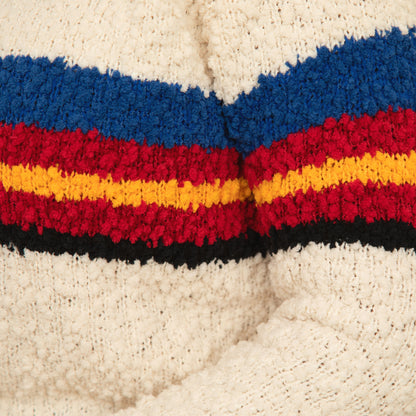 Rainbow Soft Nubby Knit Sweater