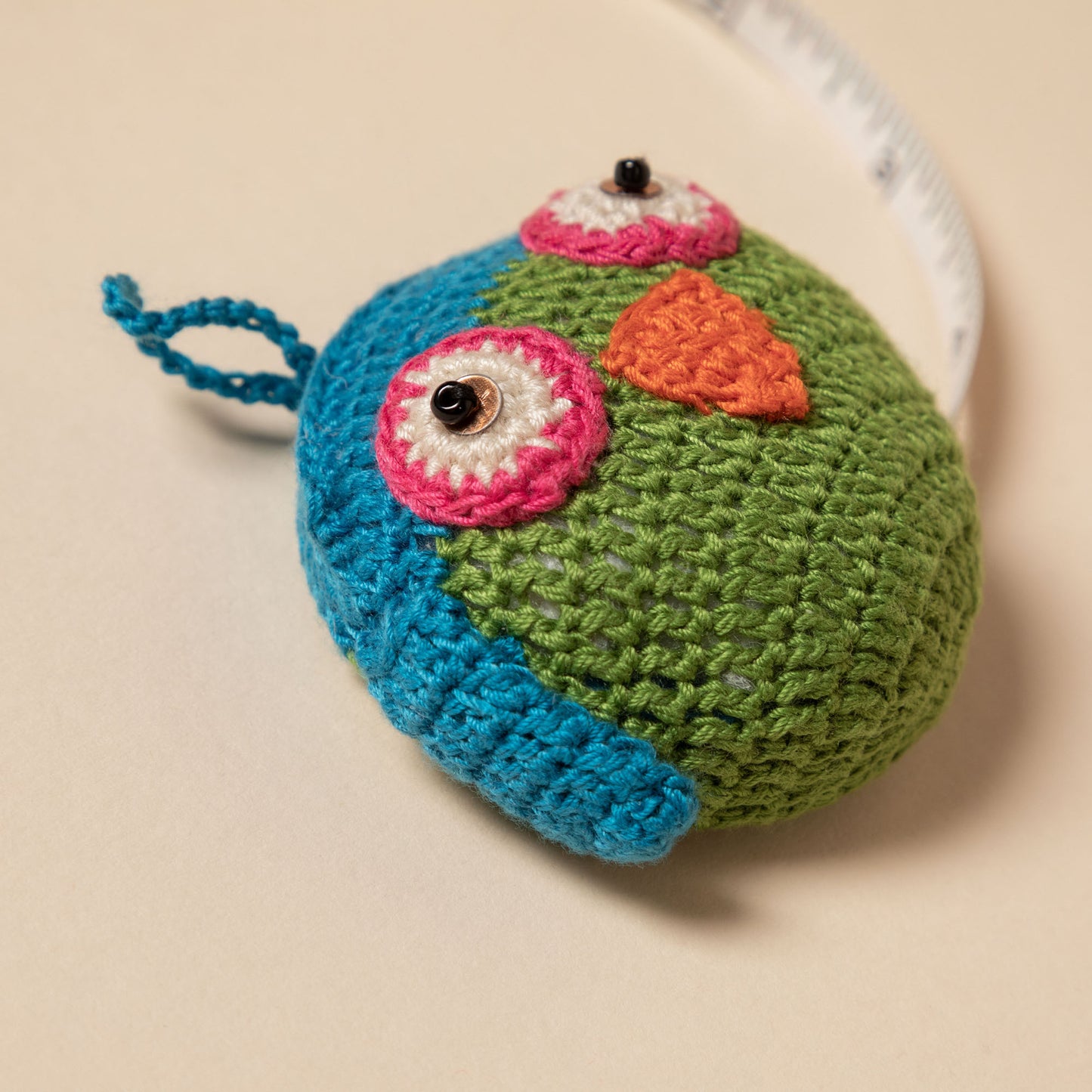 Tape Measure with Crocheted Cover