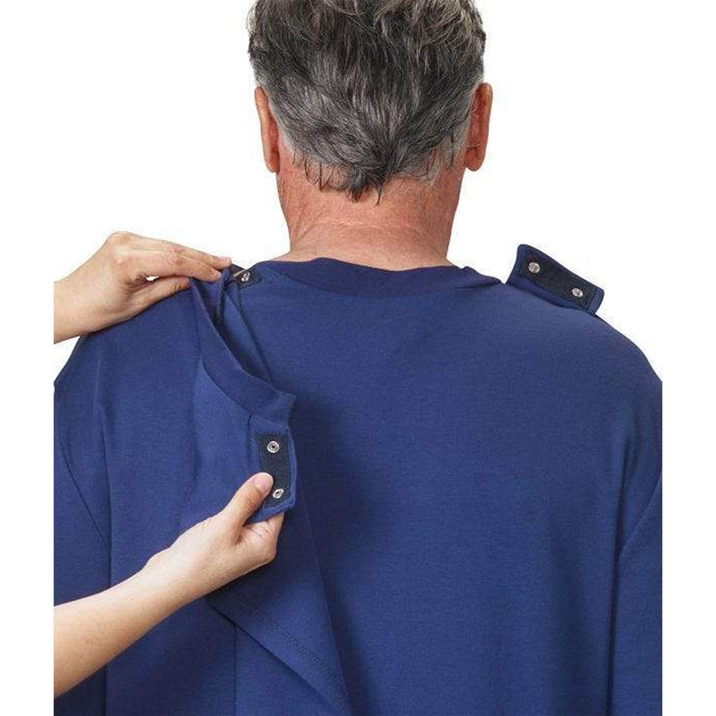 Men's Open Back Antimicrobial Nightgown