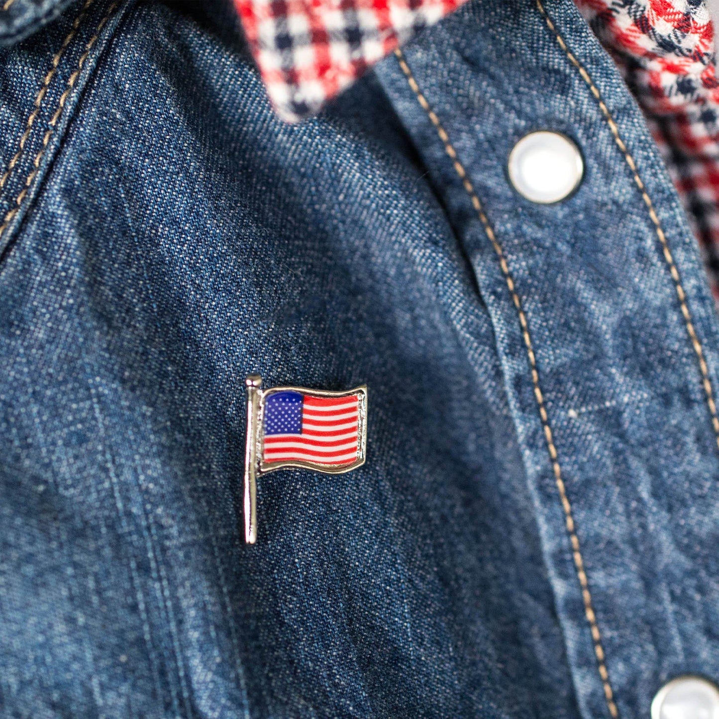 Promo - PROMO - Veteran-Made American Flag Pin