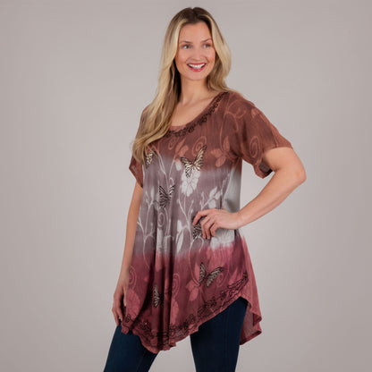 Butterflies at Play Tunic
