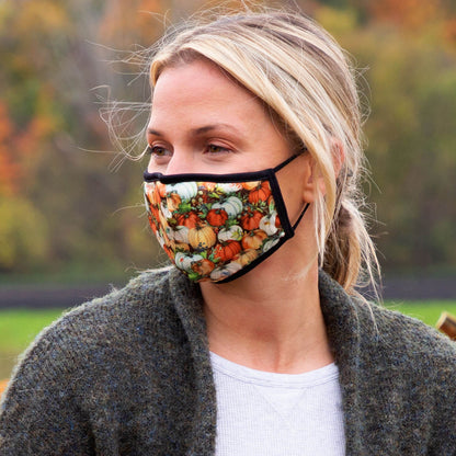 Fall Fun Easy Fit Adjustable Face Mask