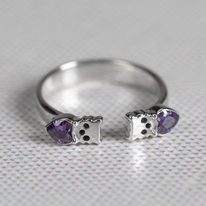 Kitty Cat Sterling Toe Ring