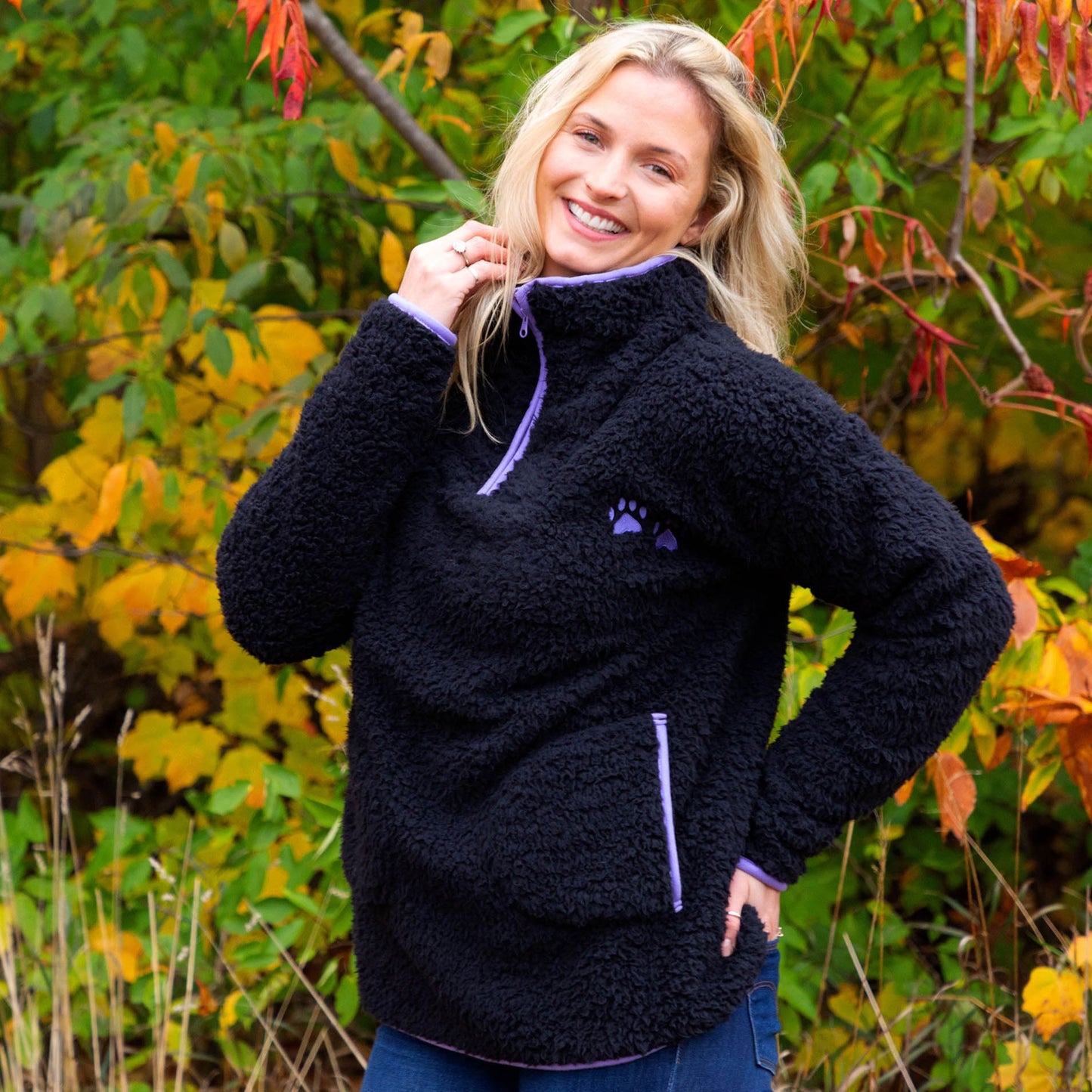 Cozy Paw Sherpa Pullover