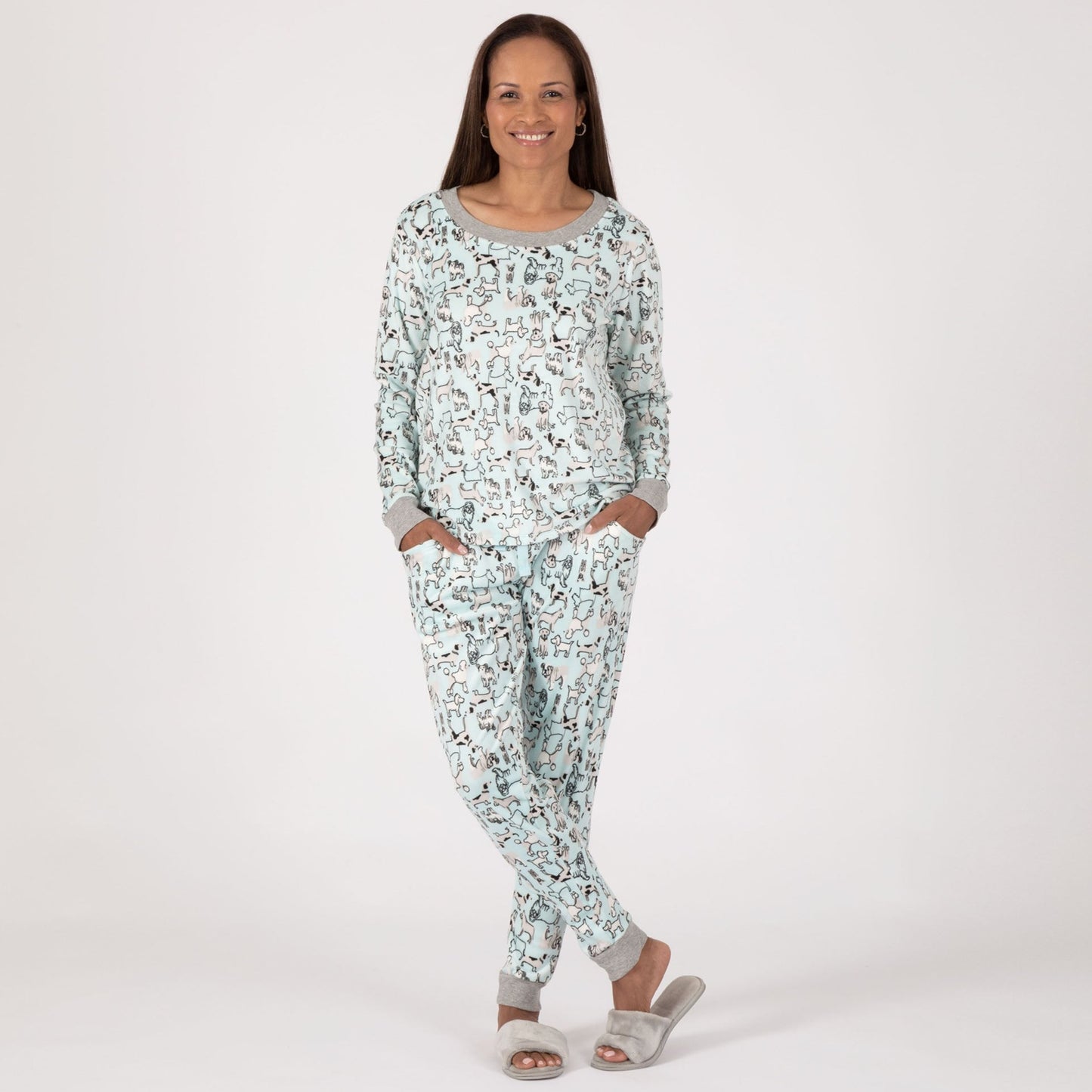 Pet Velour Luxe Stretch Pajama Set