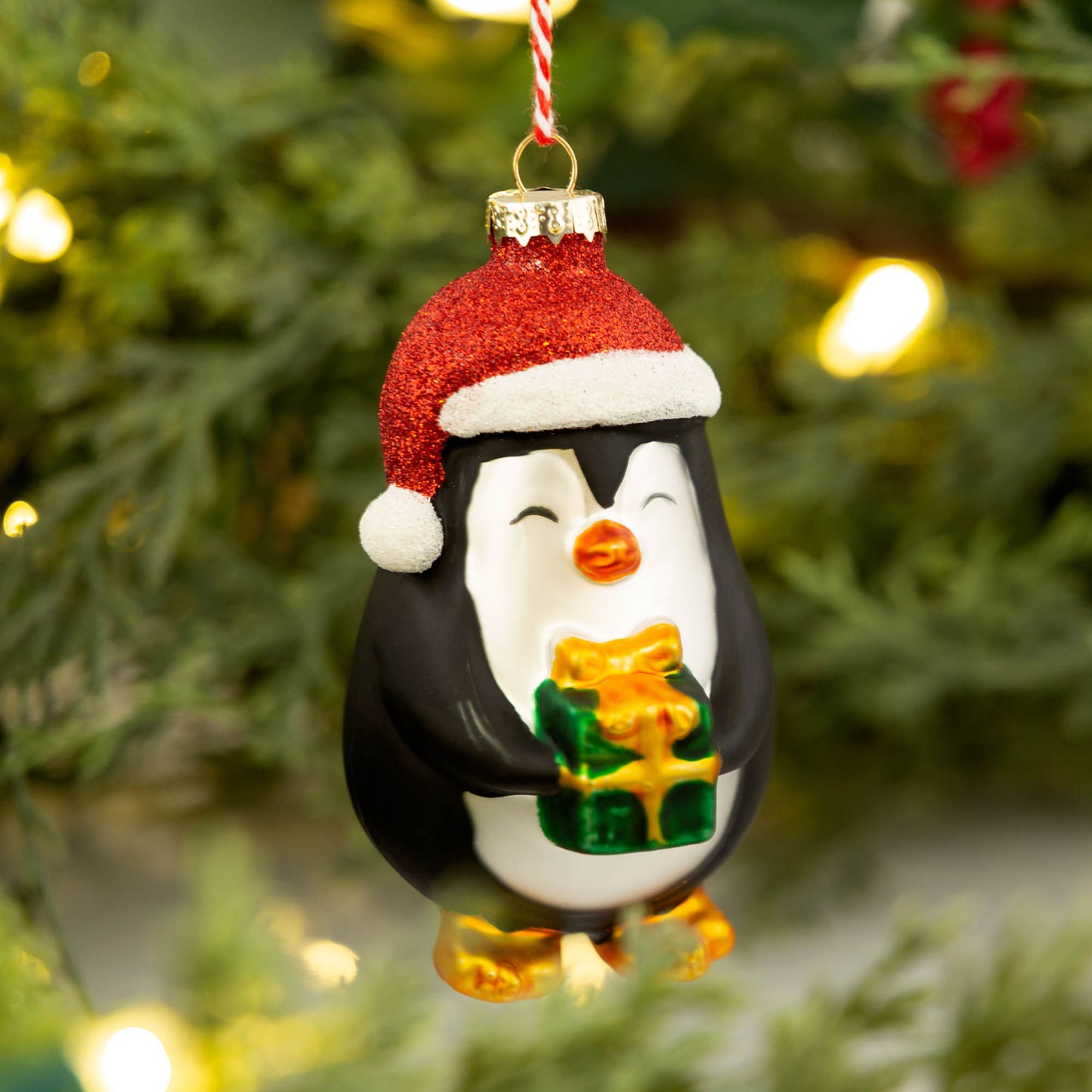 Adorable Animal Glass Bauble Ornament