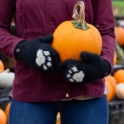 Pawsitively Warm 2-in-1 Wool Fingerless Mittens