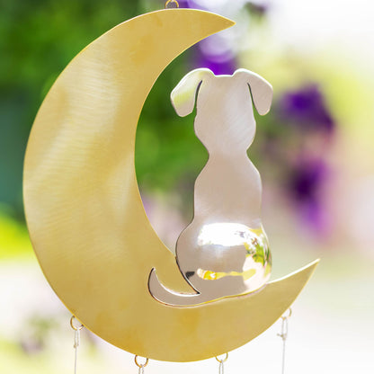Moonlight Dog Mixed Metal Wind Chime