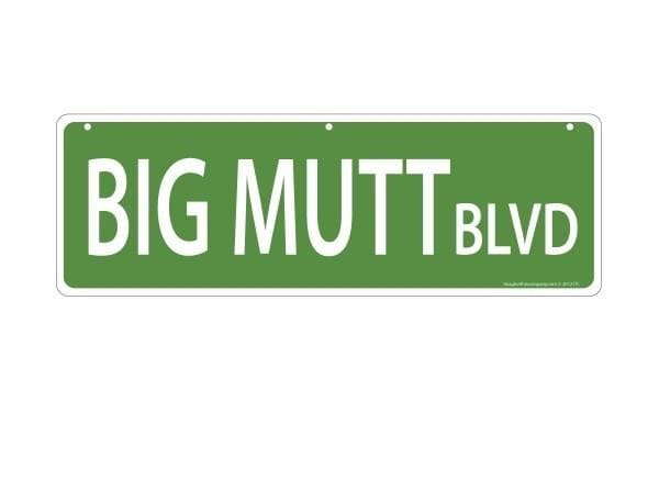 Bulldog Boulevard Street Sign