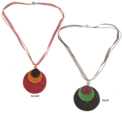 Swaziland Eclipsing Disk Necklace
