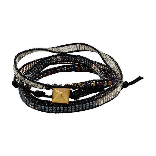 Moraa Onyx 4x Wrap Bracelet