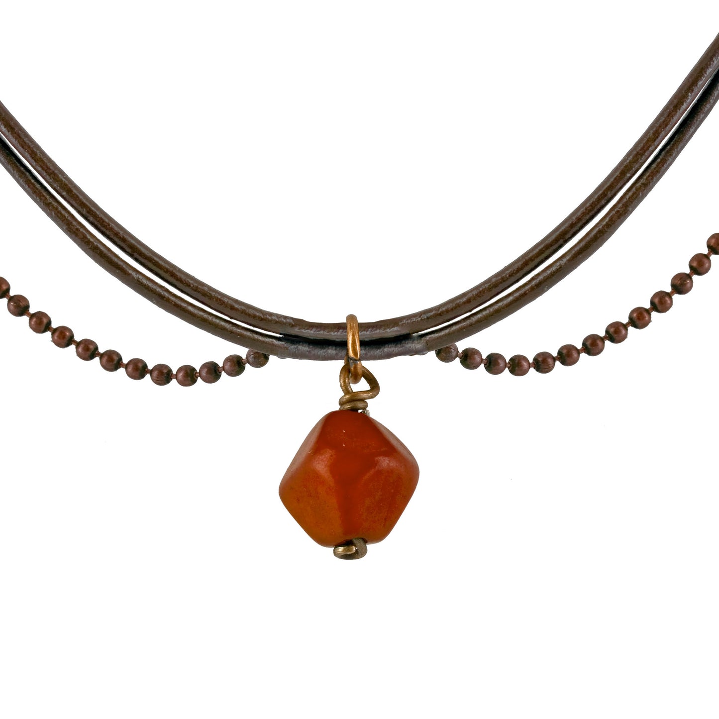 Magdalena Faceted Tagua Necklace