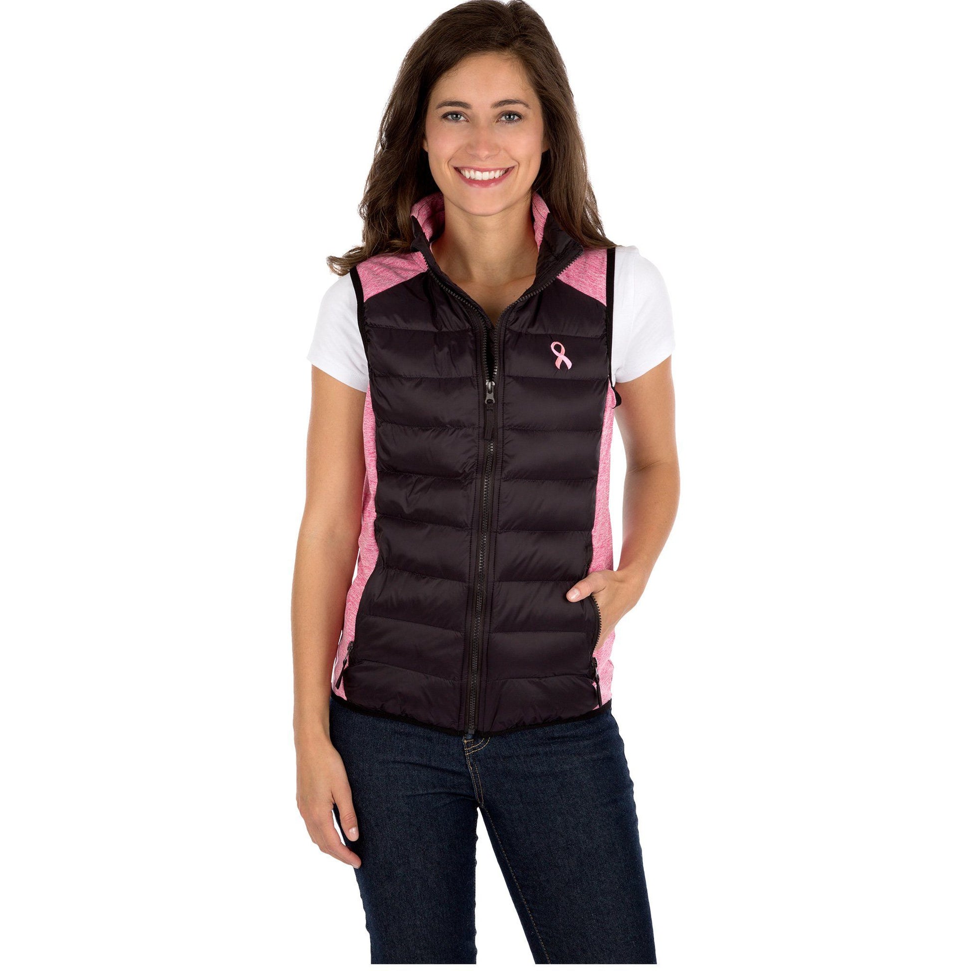 Pink Ribbon Women's Quilted Vest
