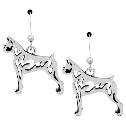 Recycled Sterling Dog Breed Earrings