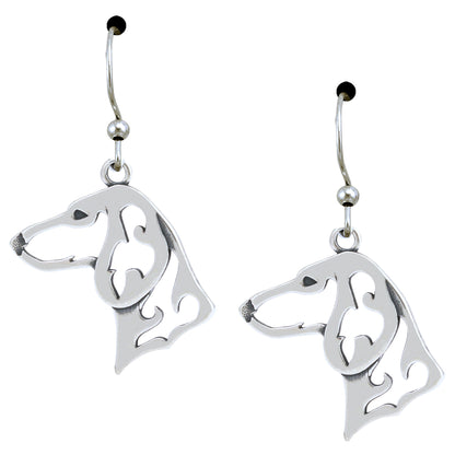Recycled Sterling Dog Breed Earrings