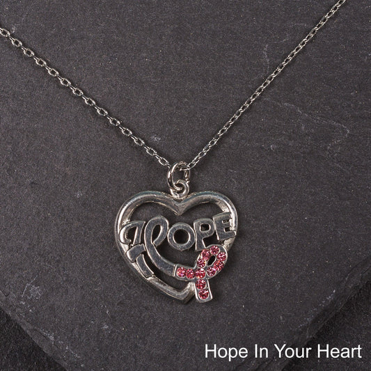 Promo - PROMO - Hope In Your Heart Pewter Necklace