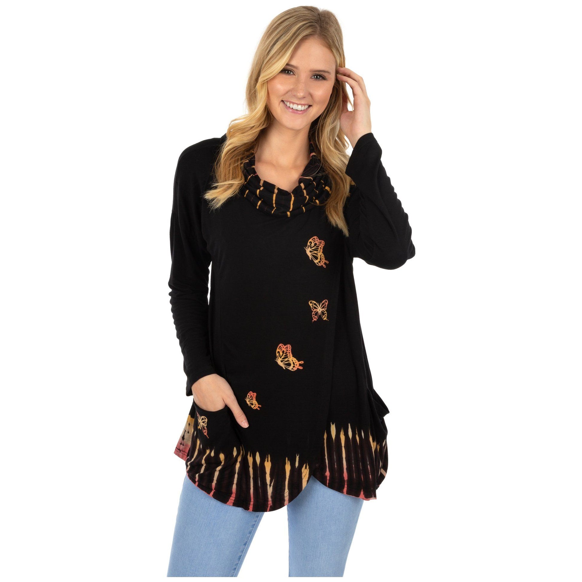 Butterfly Dawn Crossover Tunic