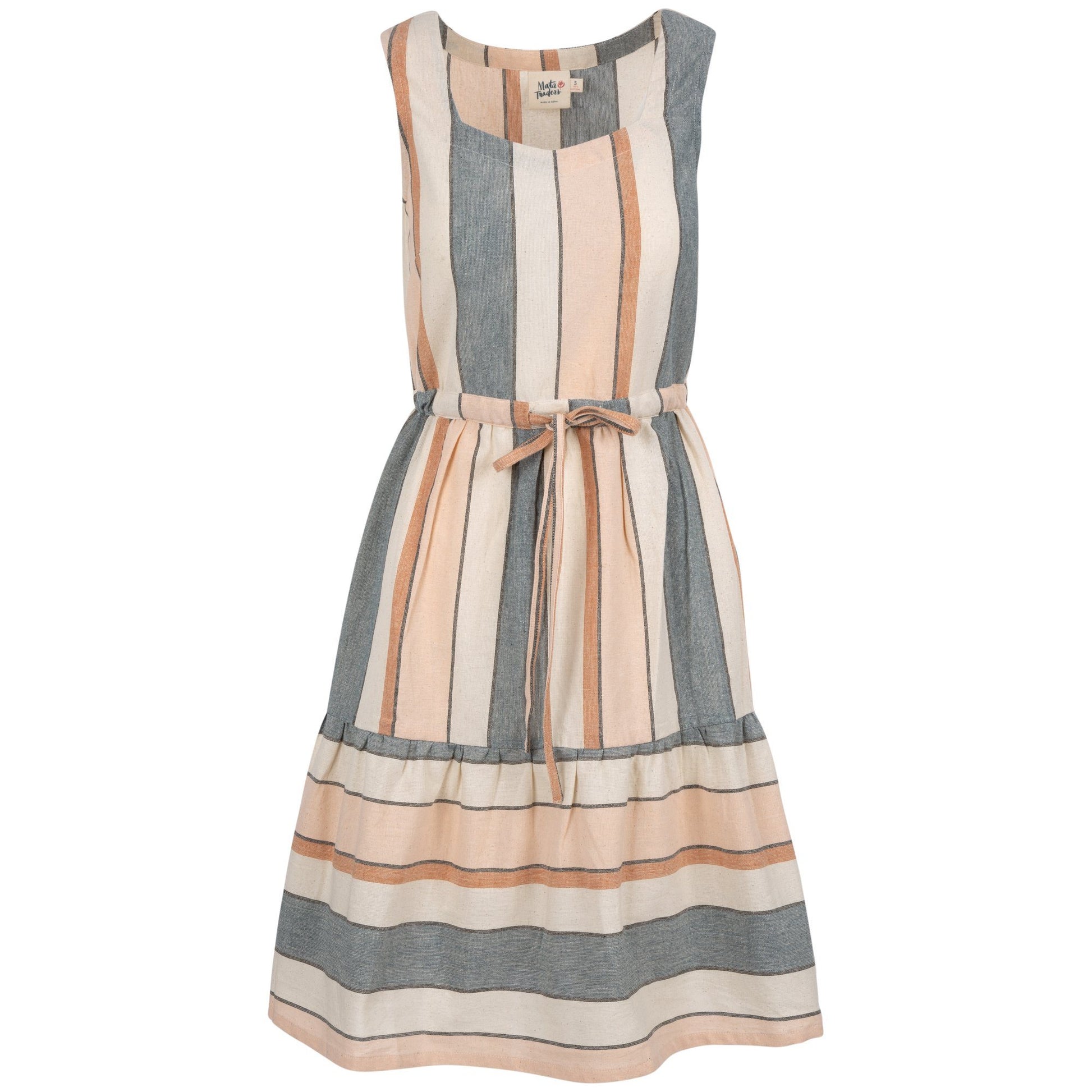 Pleasantly Pastel Striped Dress