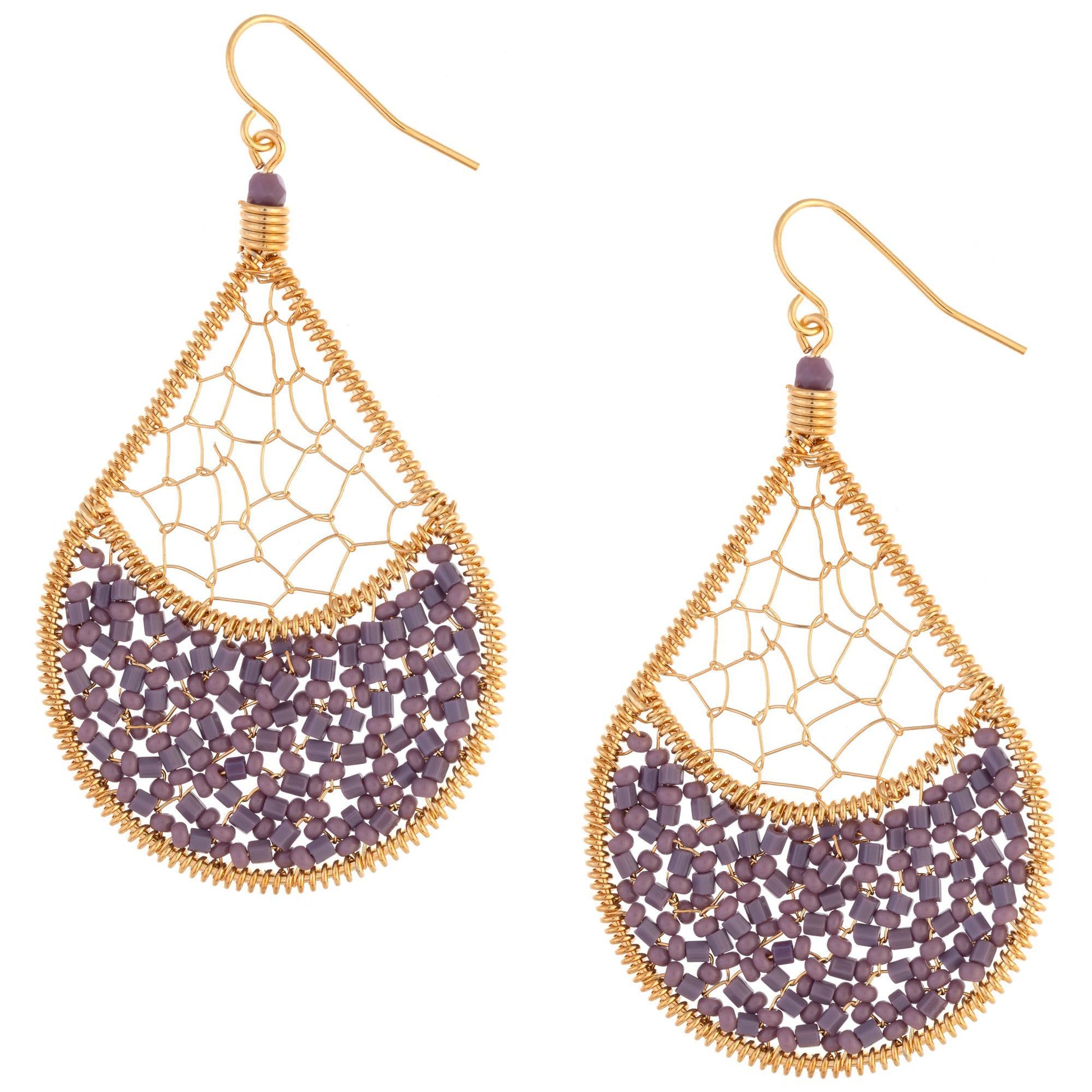 Threads & Beads Gold-Plated Earrings