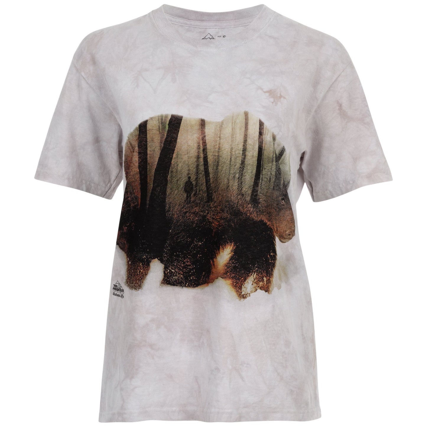 Forest Bear Tie-Dyed T-Shirt