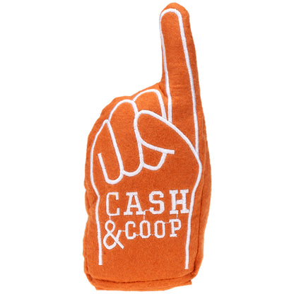 Cash & Coop Foam Finger Cat Kicker