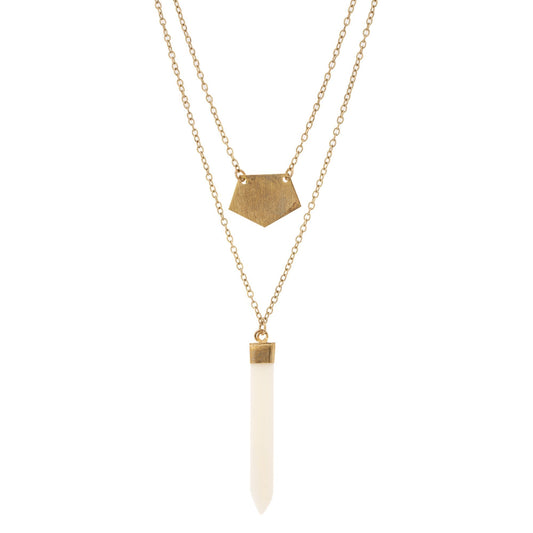 Layered Spike Necklace