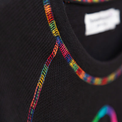 Rainbow Stitch Paw Thermal Long Sleeve Top