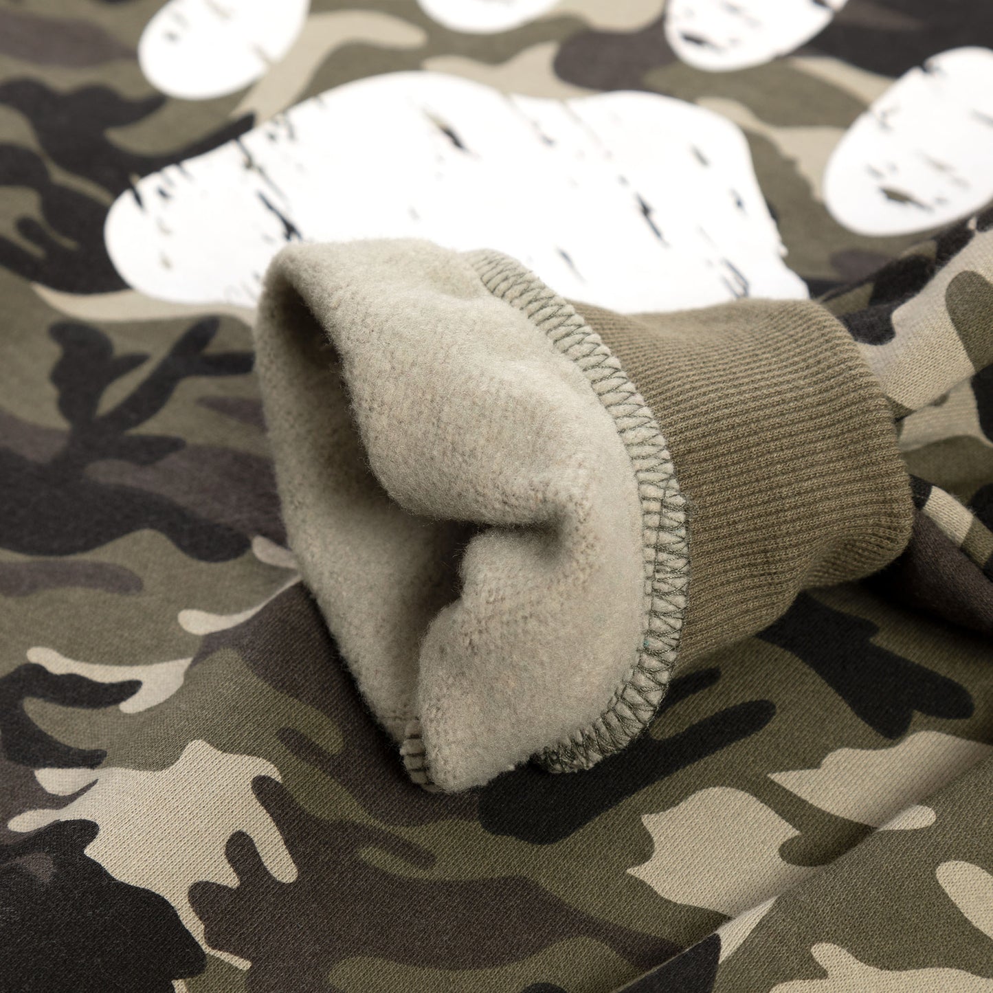 Distressed Paw Camouflage Sweatshirt