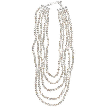 Five Strand Pearl Necklace