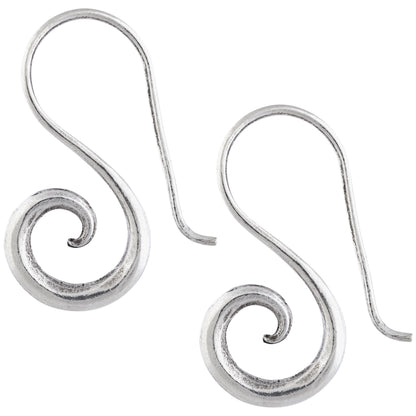 Chunky Swirl Sterling Silver Earrings