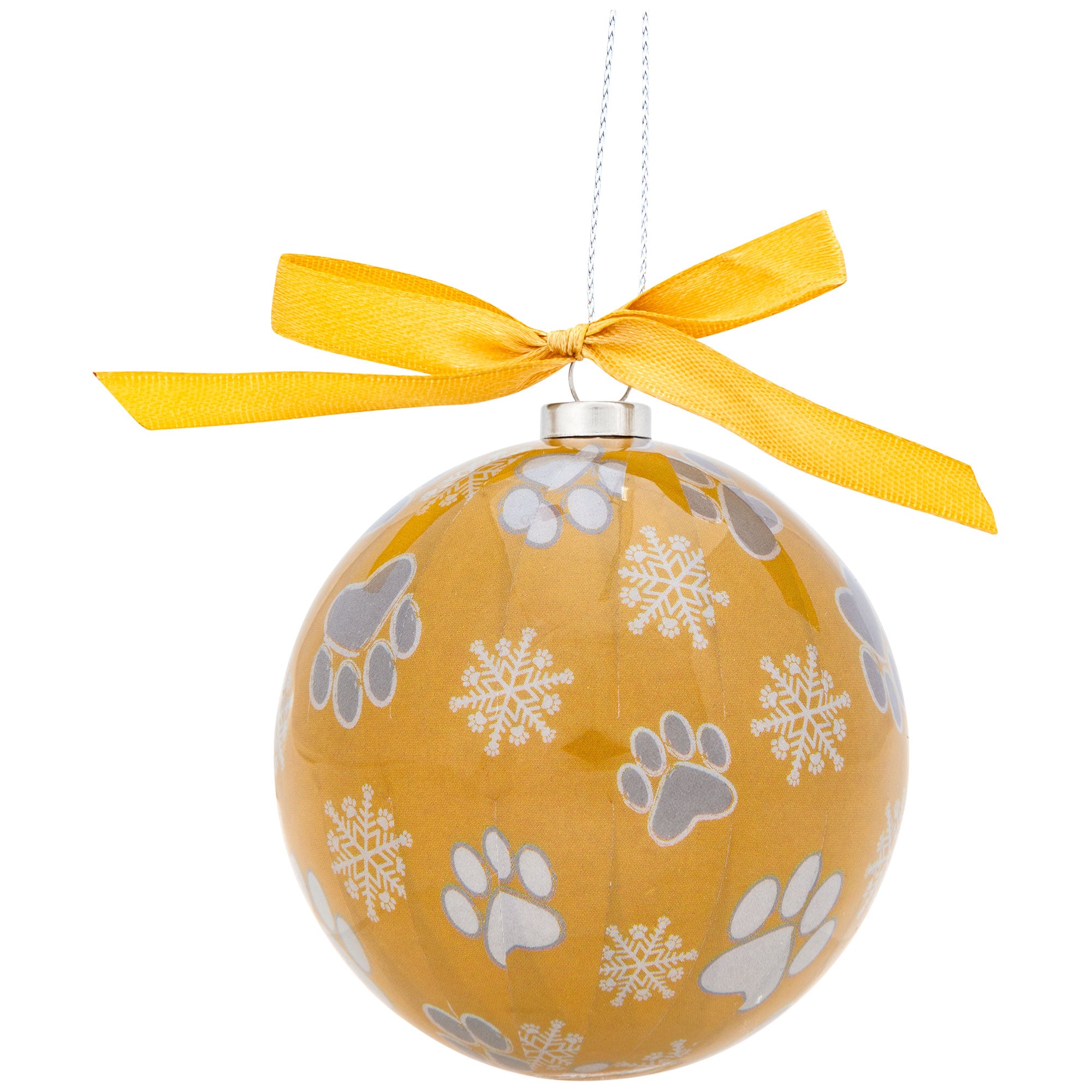 Silver Paws Ornaments - Set of 6