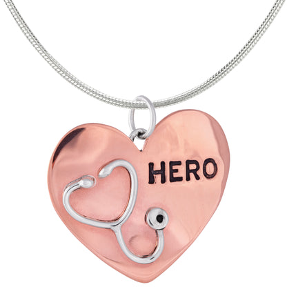 Healthcare Hero Mixed Metal Necklace