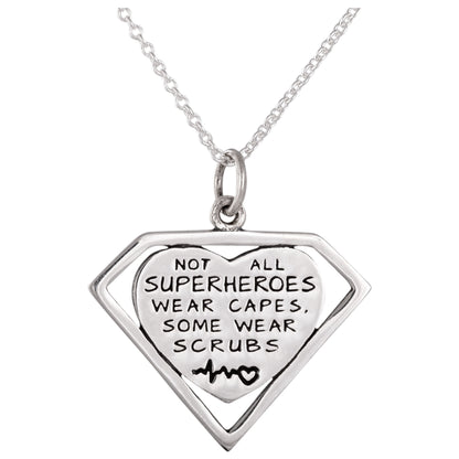 Not All Superheroes Wear Capes Necklace