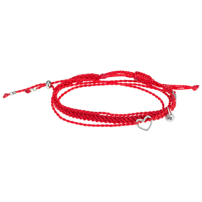 The Red String & Heart Bracelet