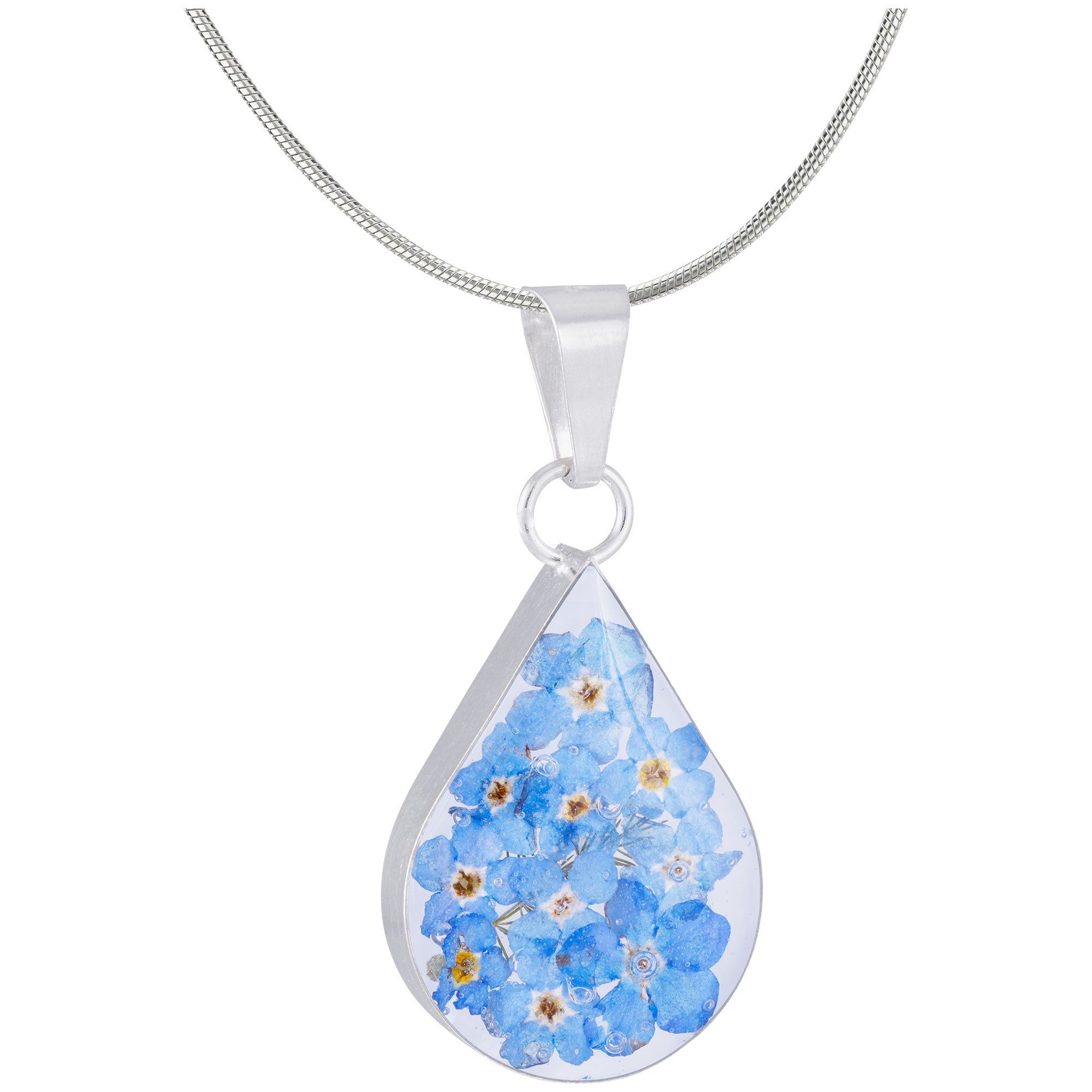 Forget-Me-Not Sterling Necklace