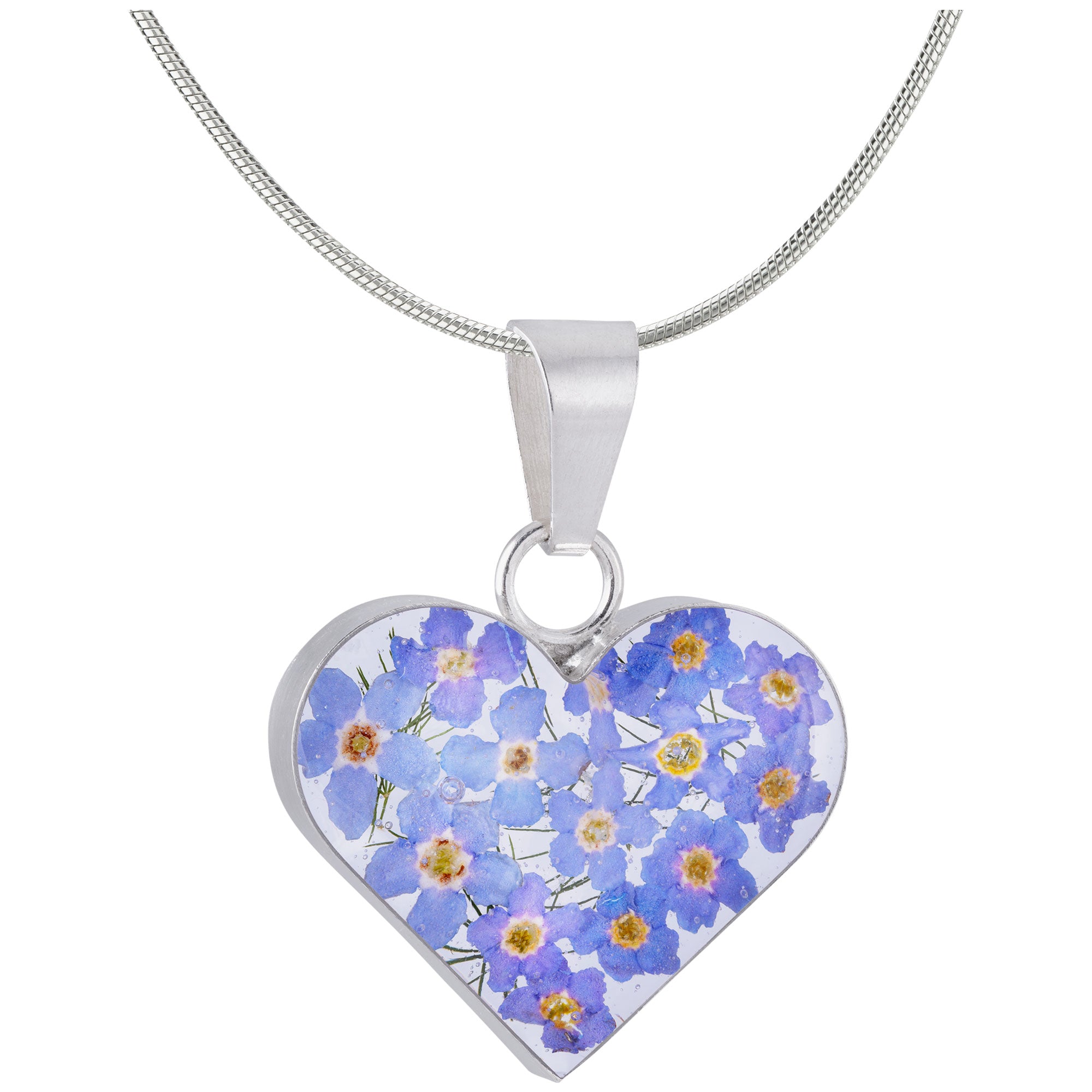 Forget-Me-Not Sterling Necklace