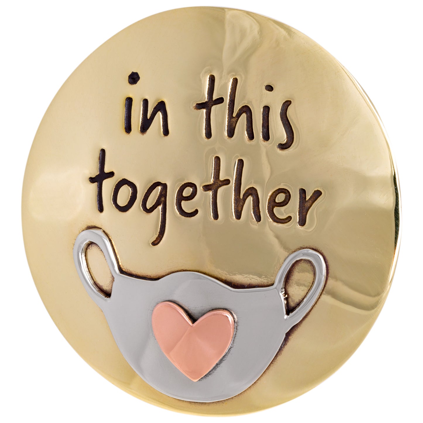In This Together Mixed Metal Pin