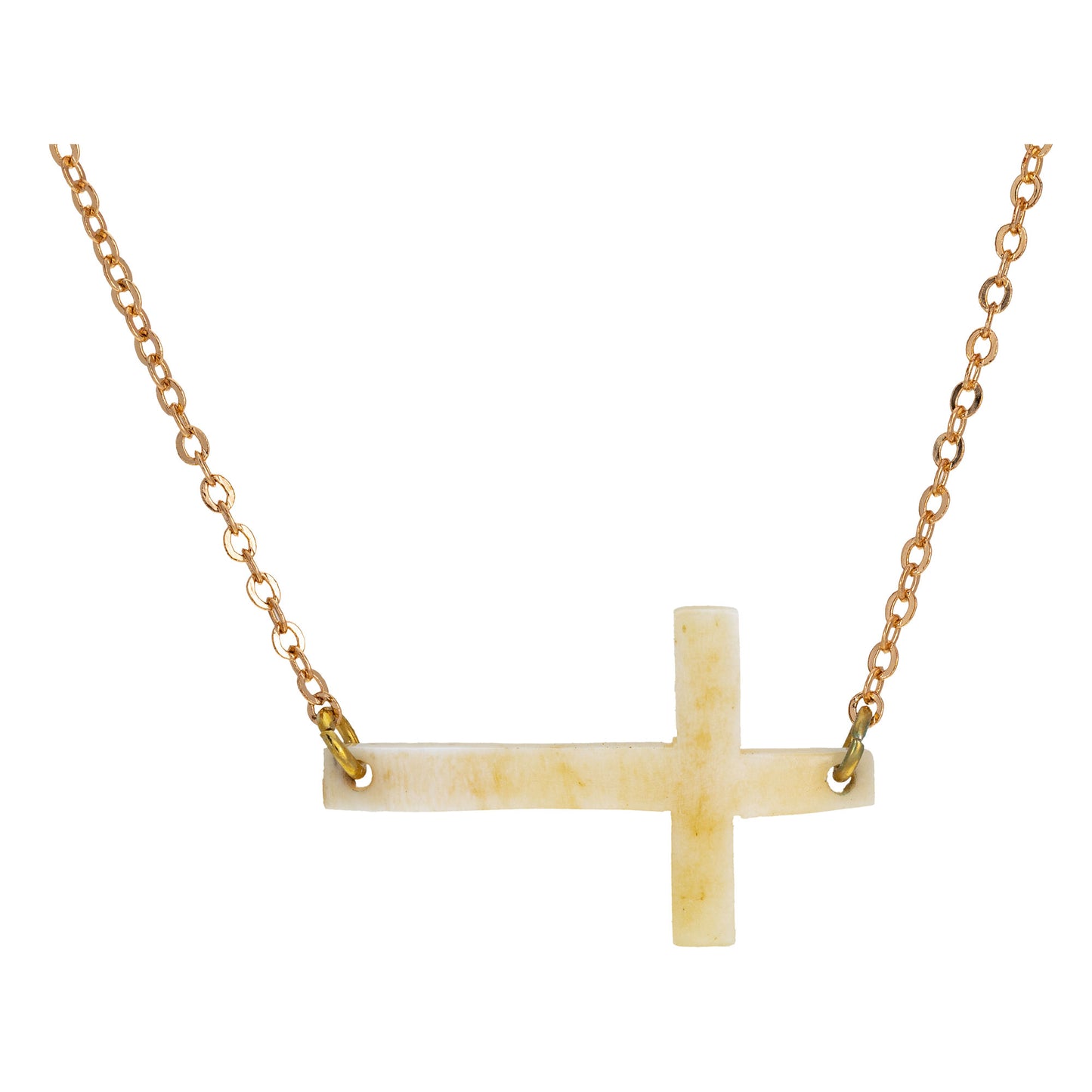 Faith Bone Cross Necklace