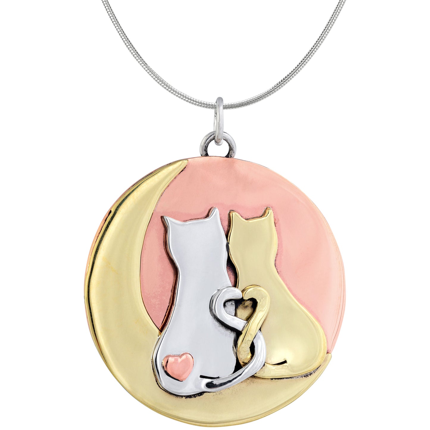 My Forever Sweetheart Cats Sterling Necklace