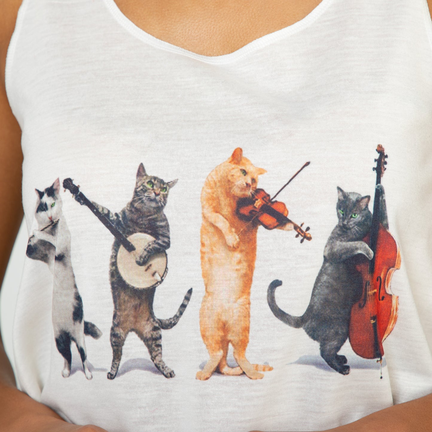 Musical Cats Tank Top