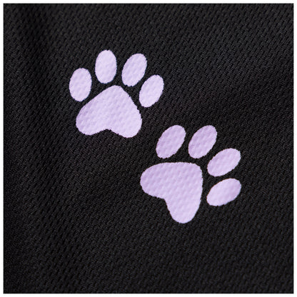 Purple Paw Quick-Dry Polo Shirt