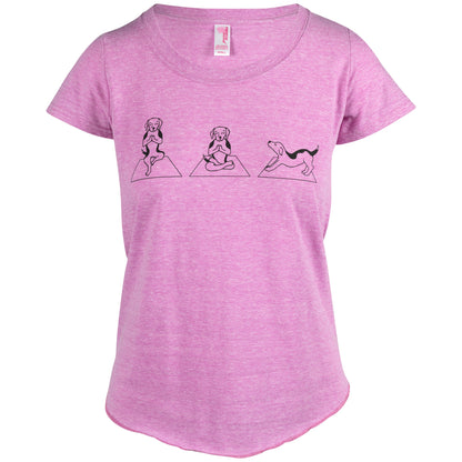 Pet Yoga Pose Soft Wash T-Shirt