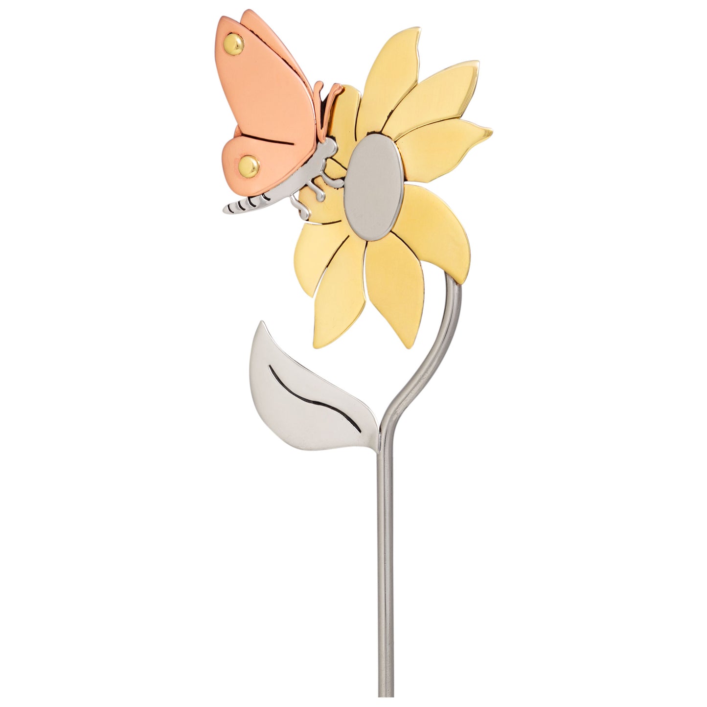 Butterfly Love Mixed Metal Plant Stake